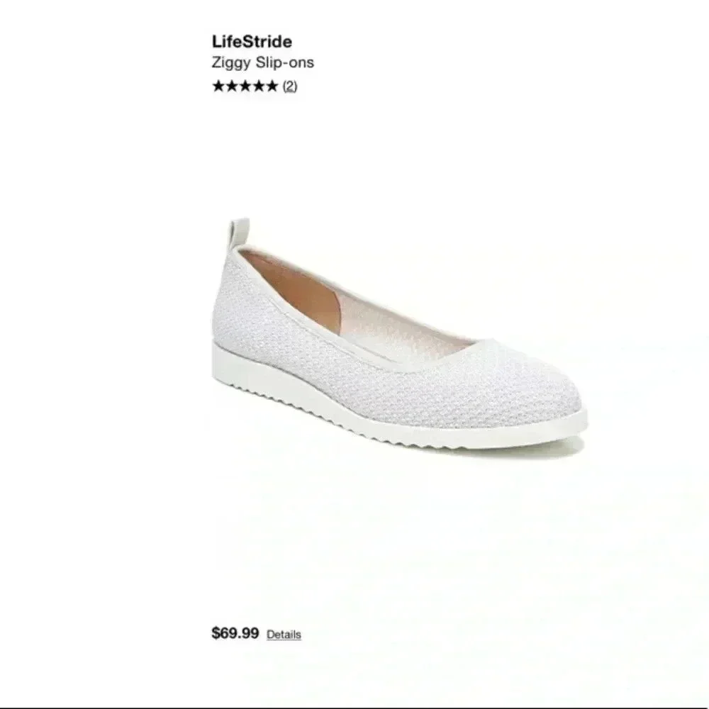 🆕 LifeStride Simply Comfort Ziggy Slip-ons Shoes 10🆕
